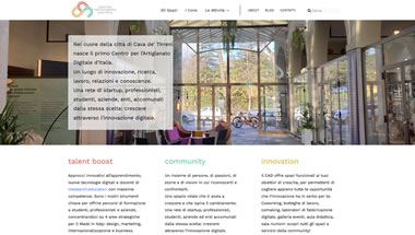 CAD - Centro Artigianato Digitale - Sito web Wordpress con grafica personalizzata 2022